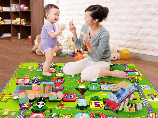 Thảm xốp lót sàn dạng thảm đẹp cho bé chơi